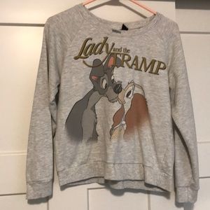 Lady & The Tramp long sleeve sweatshirt